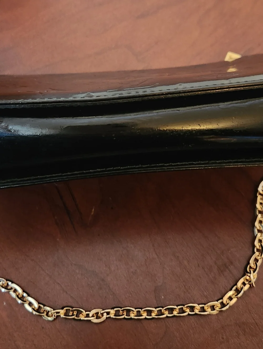 Louis Vuitton Black Monogram Vernis Pochette Bag - Picture 5 of 9